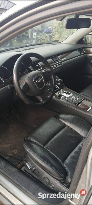 Audi a8 d3 dużo czesci zainteresowanych kupnem automatyczna dolnośląskie Polkowice sprzedam