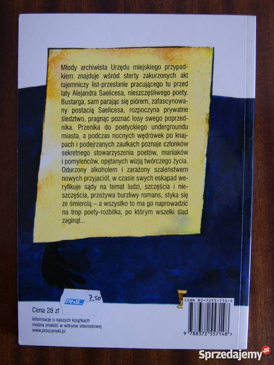 Luis Mateo Diez Akta rozbitka sprzedam