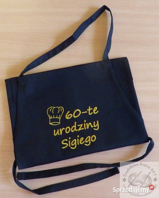 Prezent siostry brata FARTUCH z napis imię haft kujawsko-pomorskie