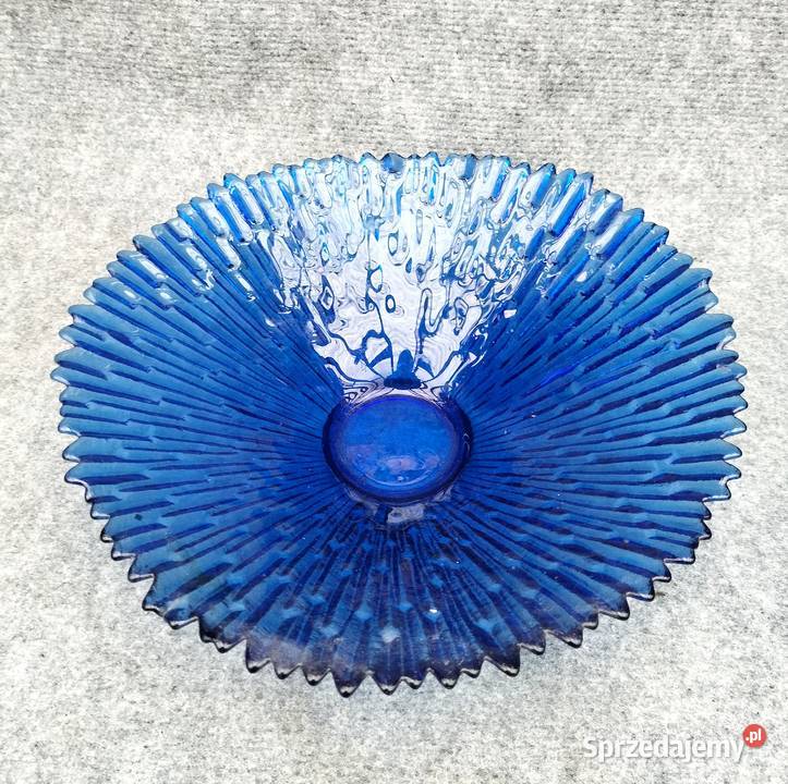 Szkło kobaltowe niebieskie zestaw kolekcja Leszno