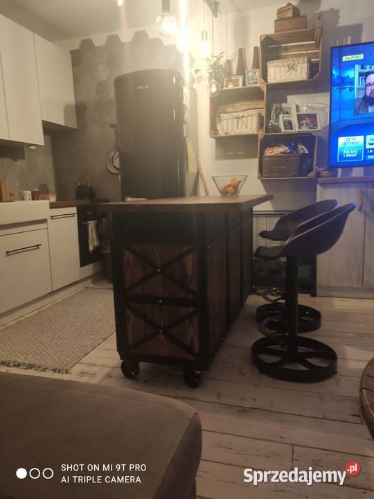 Industrialna Wyspa KuchennaMeble kuchenne Loft mazowieckie Warszawa