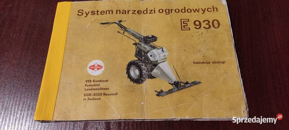 instrukcja obsługi forschritt e 930 orygunał Kraśnik sprzedam