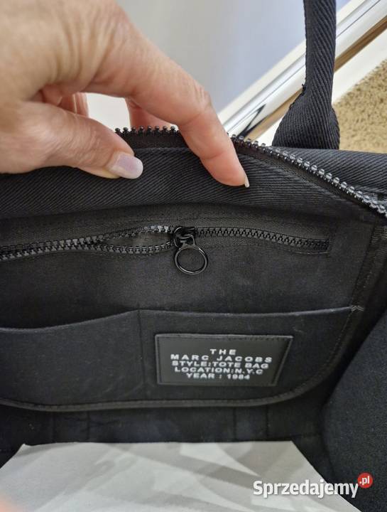 Torebka The tote bag Marc jacobs pojemna czarna Torby i torebki Września