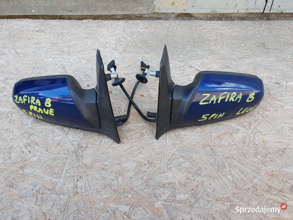 OPEL ZAFIRA B LUSTERKO LEWE PRAWE 5PIN 13131969 Międzychód sprzedam