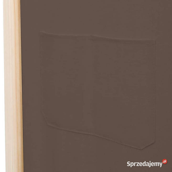 Parawan 5panelowy brązowy 200 x 170 x 4 tkanina sprzedam