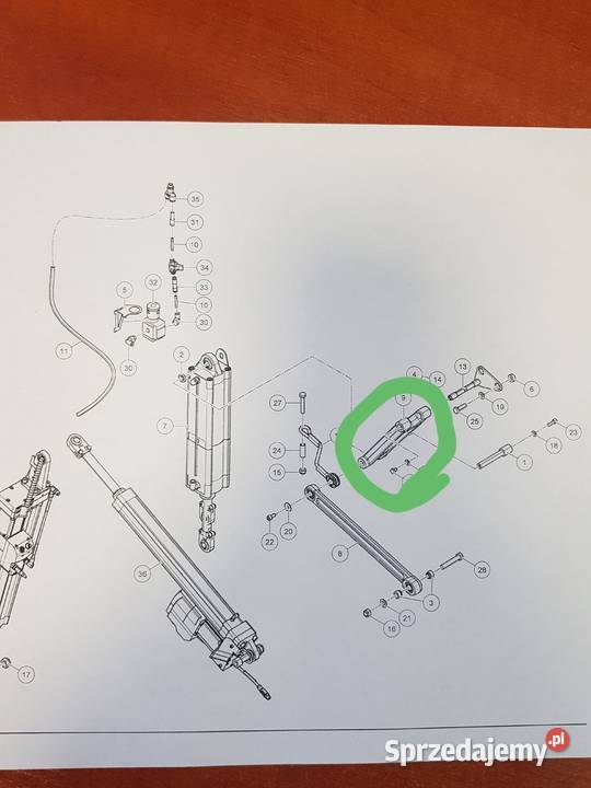 5100523330 UCHWYT CYLINDRA LELY Sulechów sprzedam