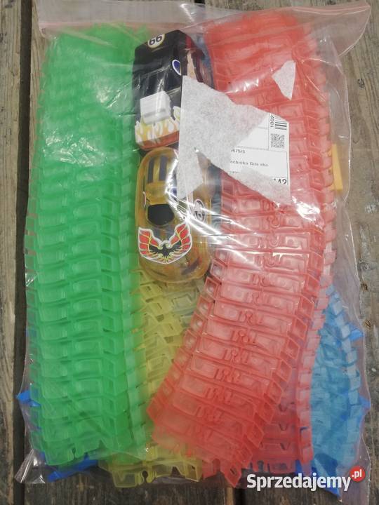 Kolejka klocki tory pojazdy kolejowe i nie Plastik  sprzedam