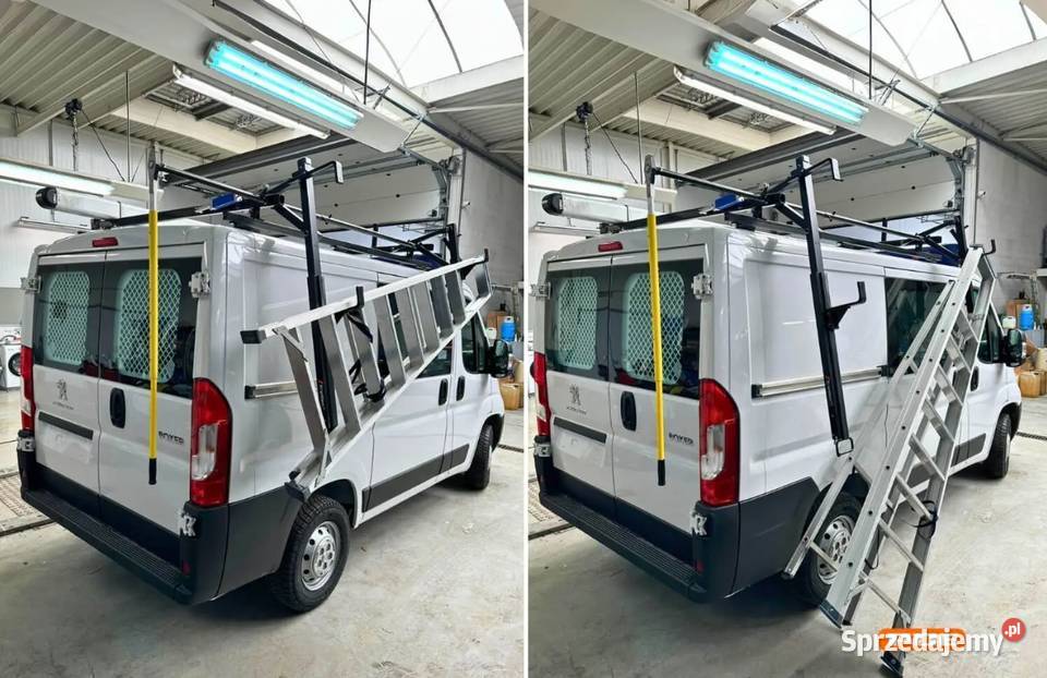 Bagażnik z windą do drabin Fiat Ducato Citroen Bydgoszcz
