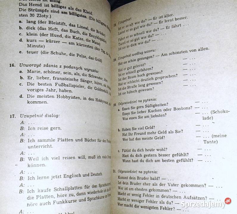 Uben Sie Mit Zbiór ćwiczeń niemiecki Barbara Chełm sprzedam