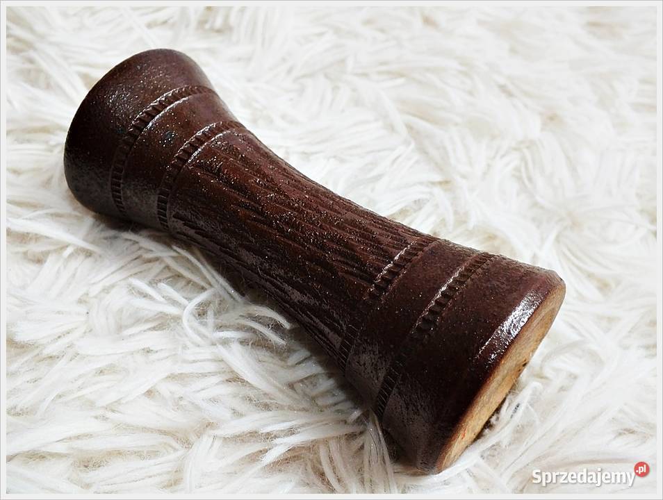 Stary świecznik wazonik ceramiczny z lat 6070 z