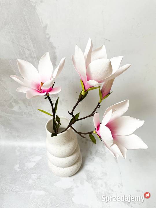 Magnolia gałązka z krepiny niemieckiej Zielona Góra sprzedam