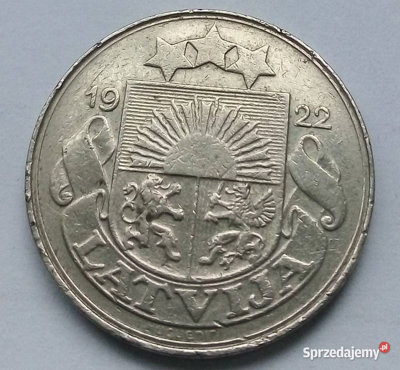 ŁOTWA50 SANTIMU1922 rKOBIETA Numizmatyka mazowieckie Legionowo