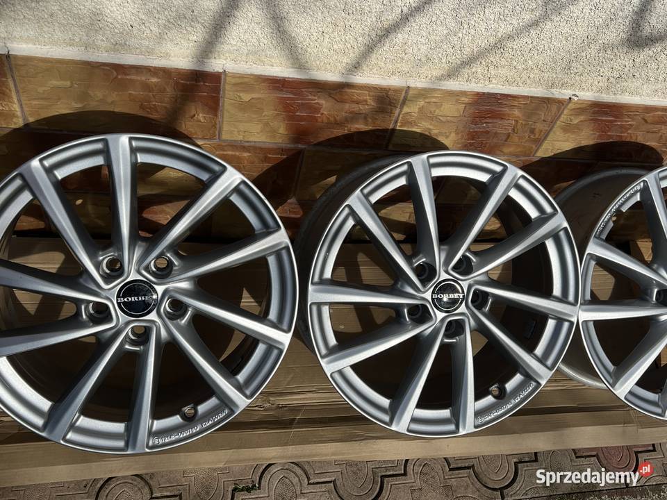 Alufelgi Borbet 5x112 Et 54 Audi Mercedes podkarpackie Strachocina
