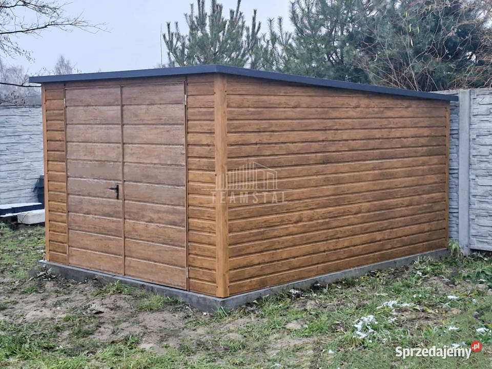Schowek domek ogrodowy 3x4m Brama dwuskrzydłowa Otwock