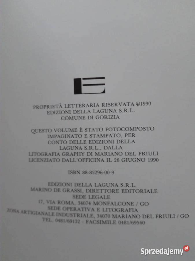 TRIONFO BAROCCO Edizioni Della Laguna 1990 Puławy