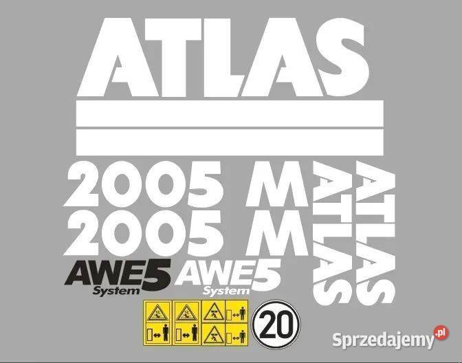 Naklejki oklejenie ATLAS 2005 M Zamiennik mazowieckie Janików
