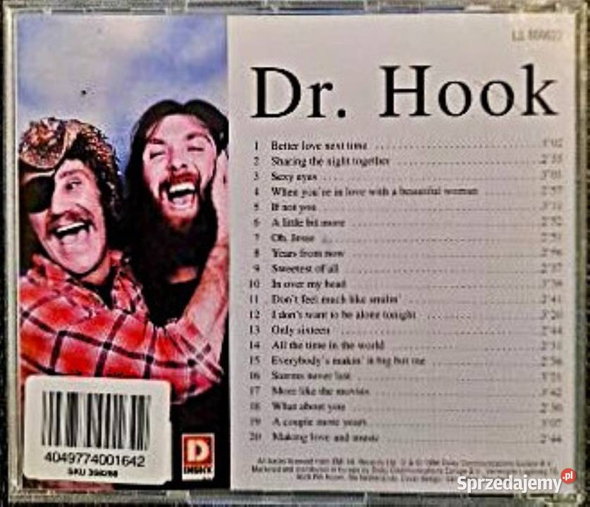 Album CD Kultowego Zespołu DR HOOK 20 Great Katowice