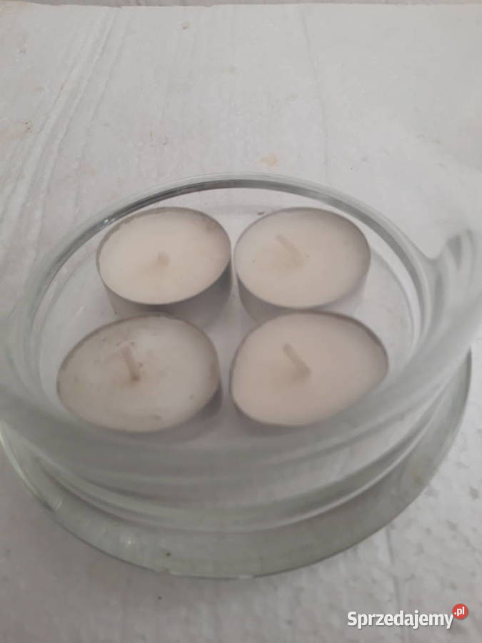 świecznik na tealighty wazkon Krosno lata 80te Porcelana i szkło mazowieckie Warszawa