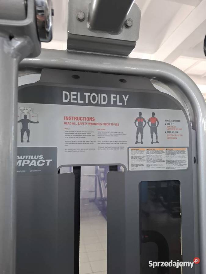 Maszyna na klatkę i plecy Pec FlyRear Deltoid Wałcz