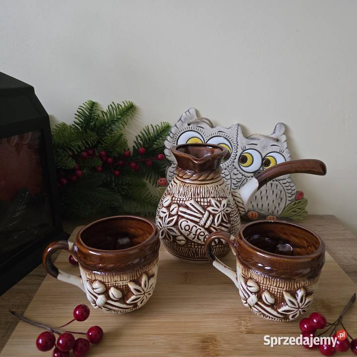 Zestaw do kawy ceramiczny tygielek i dwie Bydgoszcz