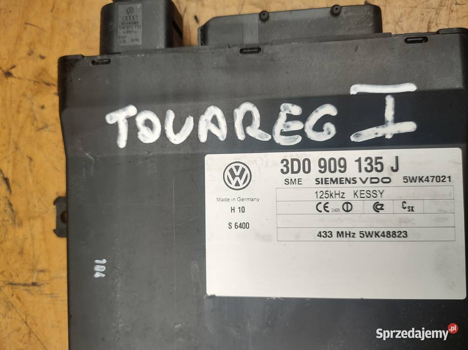 VW TOUAREG I komputer moduł 3D0909135J Kielce