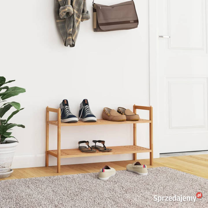 Stojak na buty 69x27x41 lity orzech włoski Warszawa