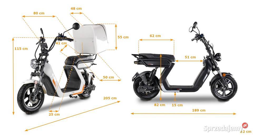 Skuter elektryczny BALDUR DELIVERY dostawy UBER sprzedam