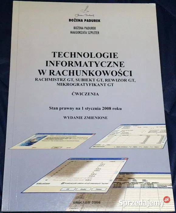 Technologie Informatyczne W Rachunkowości - B. Padurek Chełm ...