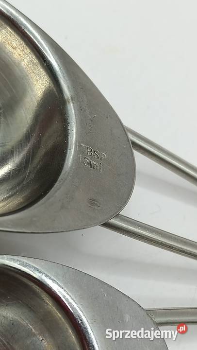 Metalowe marki łyżeczki zestaw 5 sztuk Zamość