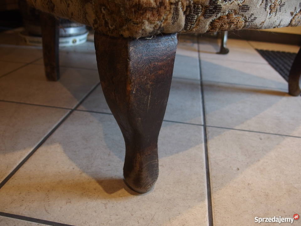 Antyki Przedwojenny fotel klubowy wielkopolskie Wągrowiec