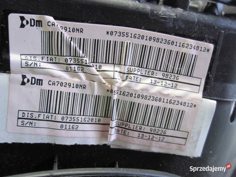 FIAT PUNTO EVO LIFT 13r AIRBAG poduszka kierowcy Kielce