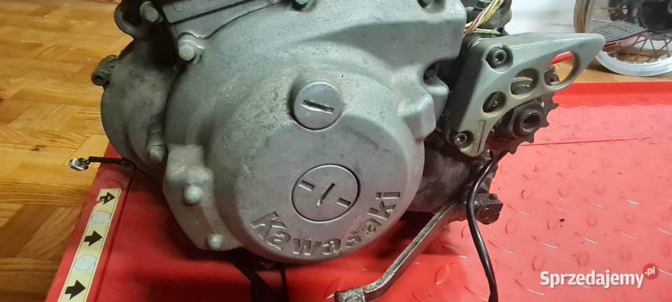 Kawasaki KLX 650 R silnik kompletny sprawny film mazowieckie Warszawa