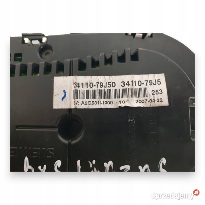 LICZNIK ZEGARY 3411079J50 Suzuki SX4 Sedici 19 sprzedam