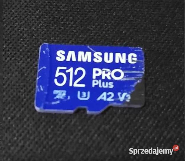 Karta Pamięci micro SD Samsung 512 PRO PLUS A2