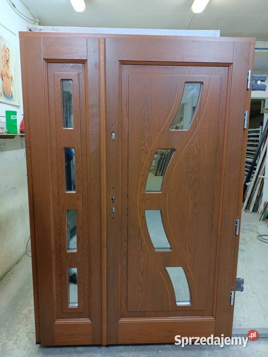 Drzwi drewniane z dostawka zewnętrzne Nowy Sącz