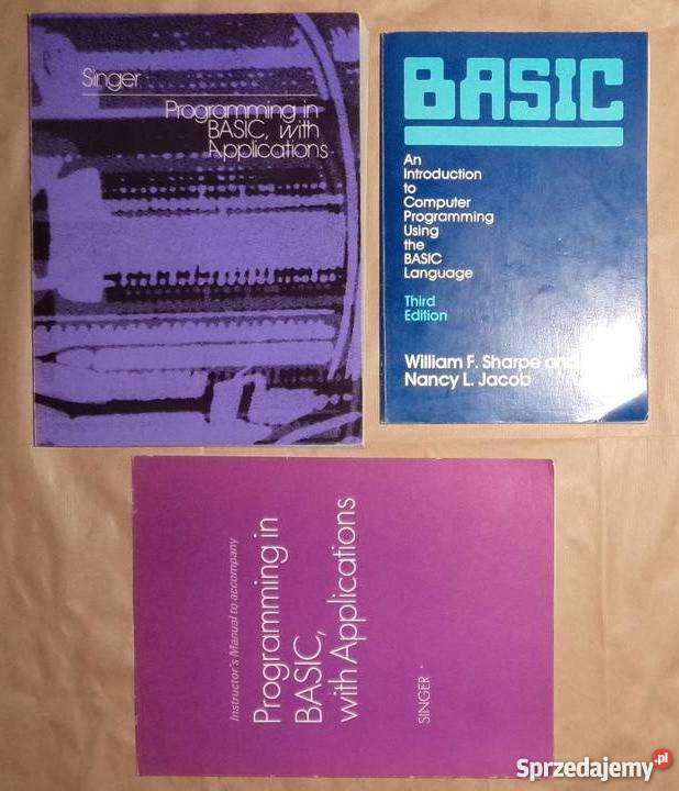 programming in Basic, 3 books