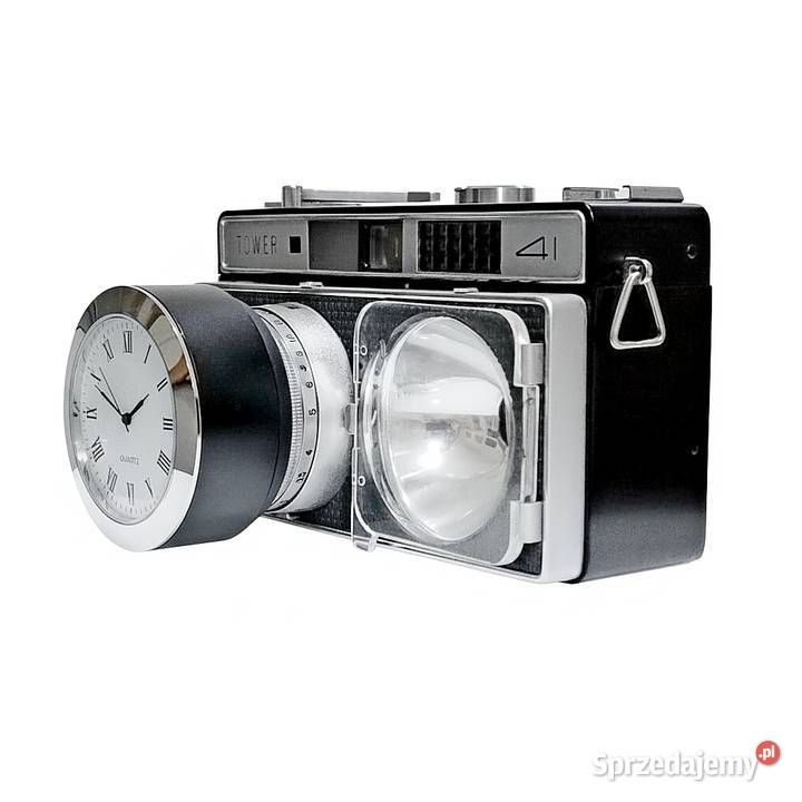 Zegar z aparatu fotograficznego vintage retro Wyposażenie wnętrz Siemianowice Śląskie sprzedam