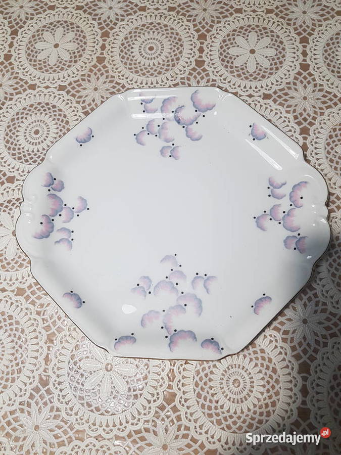 Talerz porcelanowy Czechosłowacja Wola Podłężna