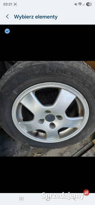 Alufelgi 195 65 R15 4x100 Średnica 15" Samochodowe pomorskie Gniew