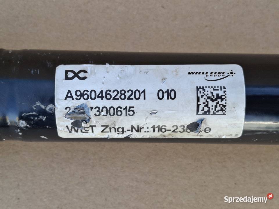 MERCEDES ACTROS MP4 KRZYŻAK DRĄŻEK KOLUMNY lubuskie Bieleń