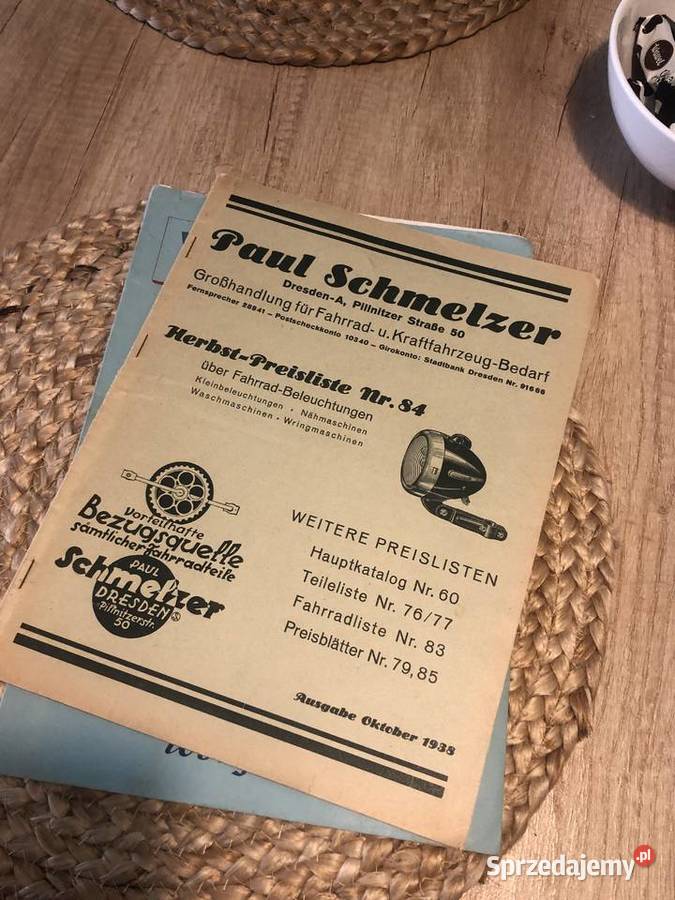 Zabytkowe katalogi rowerowe wielkopolskie Poznań