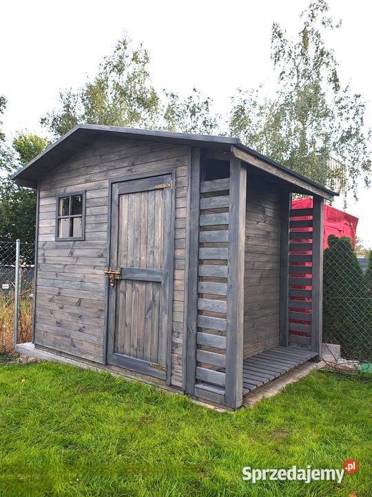 Domek narzędziowy 25 x 2m drewutnia 05 x 2m