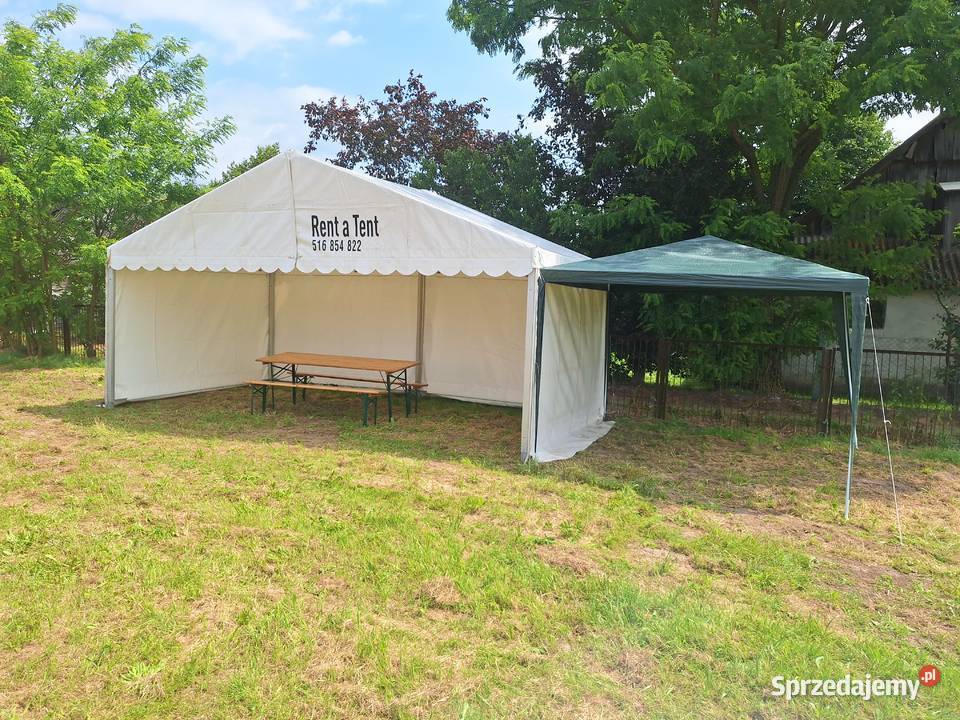 Namiot na wesele w ogrodzie wynajem lubelskie Annopol