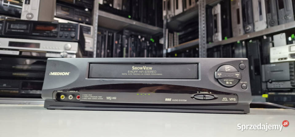Medion VideoVHS 6 głowic MD 9023 MD9023 Magnetowidy Międzychód