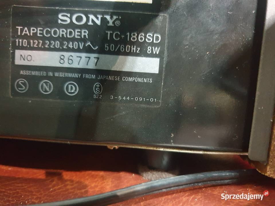 Sony tc186sd magnetofon vintage Leżajsk