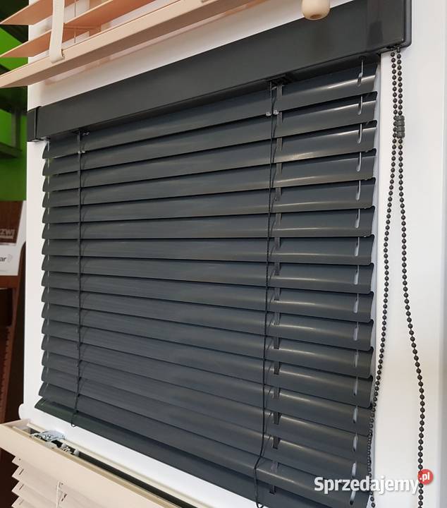 Żaluzje wewnętrzne drewniane i aluminiowe Krosno sprzedam