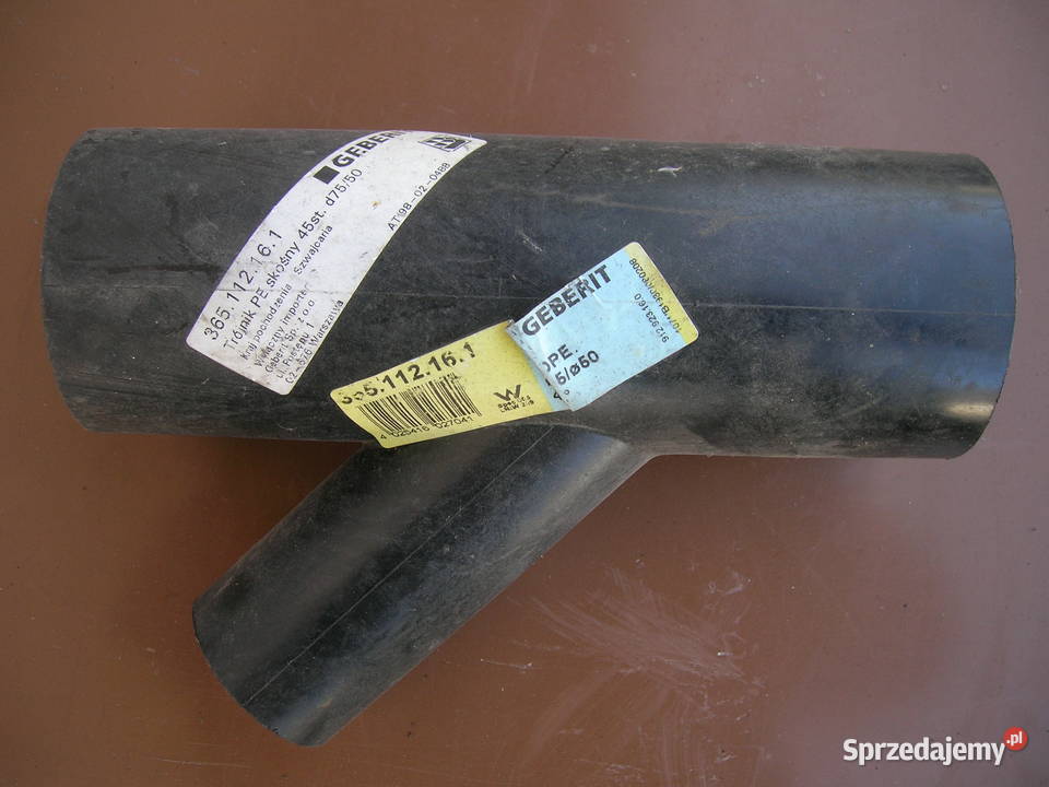 Geberit kształtki PE akcesoria elementy łódzkie Łódź