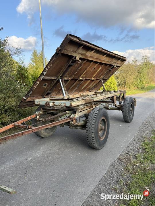 Przyczepa Rolnicza Wywrotka 6t Hl6011 Hw6011 Przyczepy rolnicze Lubań sprzedam