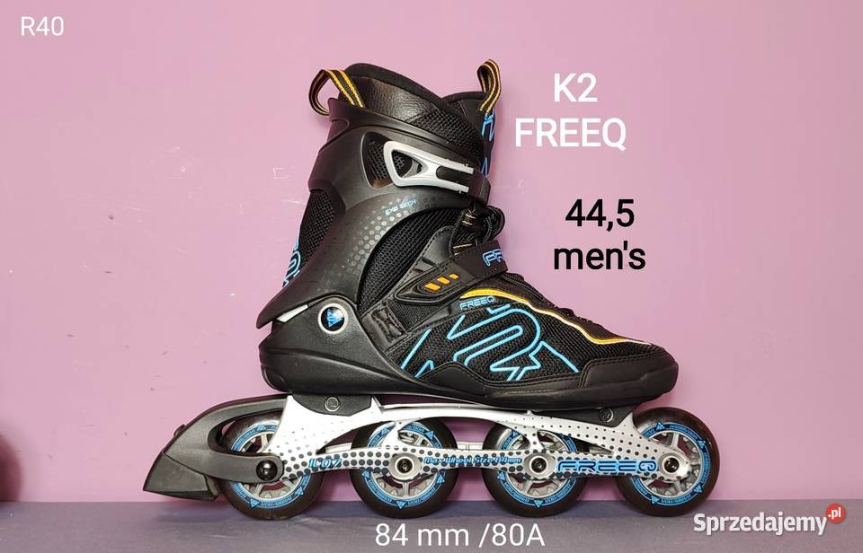 Rolki K2 FreeQ FIT 84 mm męskie rozmiar 445 R40 małopolskie Jasień