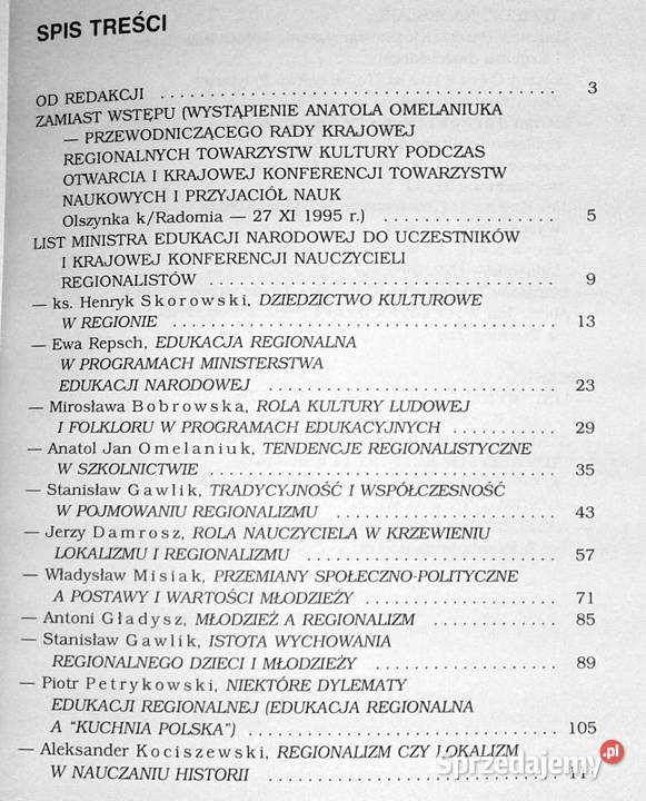 Szkoła a regionalizm Red Aleksander Kociszewski Chełm